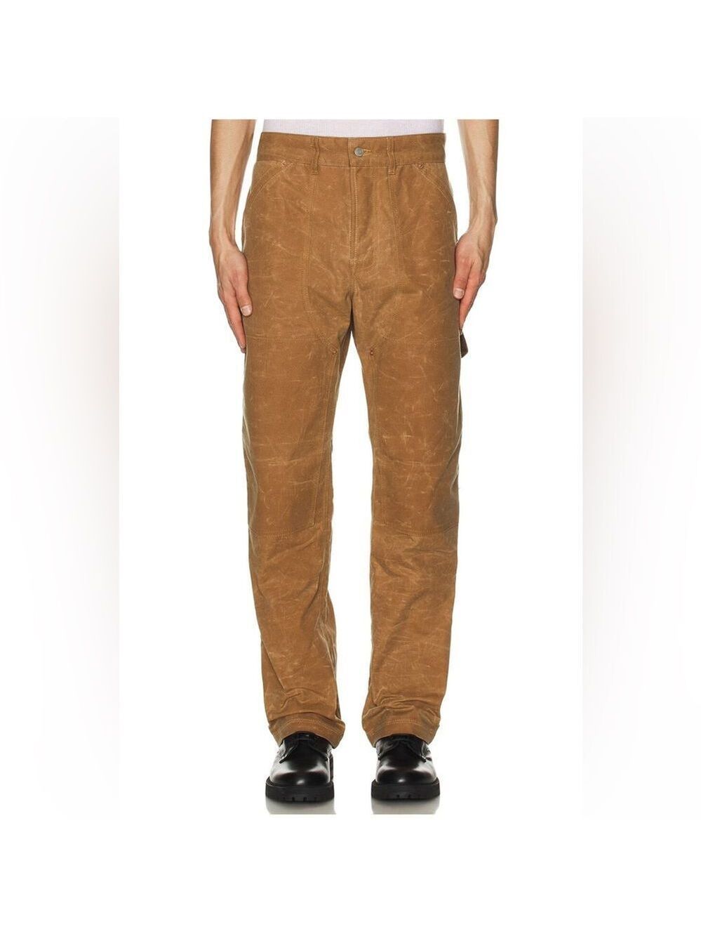 NEW BTFL Studio Waxed Carpenter Pants Tobacco Size 30